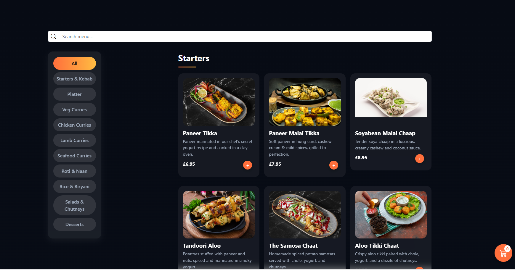 Restaurant Challenges